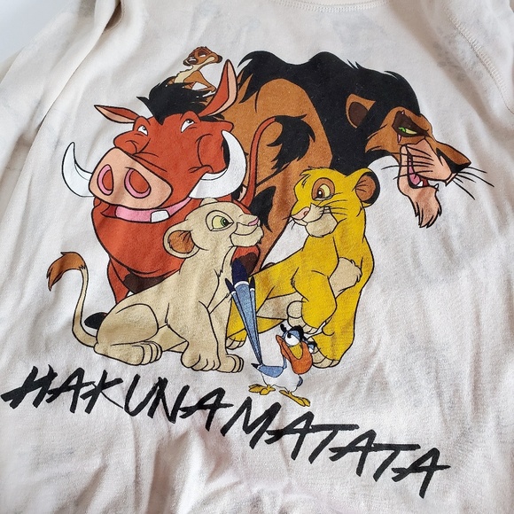 Disney's The Lion King Reversible Sweatshirt L - Picture 3 of 5